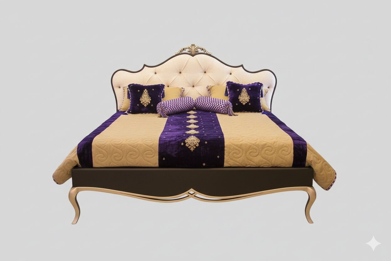 Elite Modern Wooden Bed Set - view 4