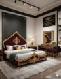 Sardar Royal Bed Set - Maroon