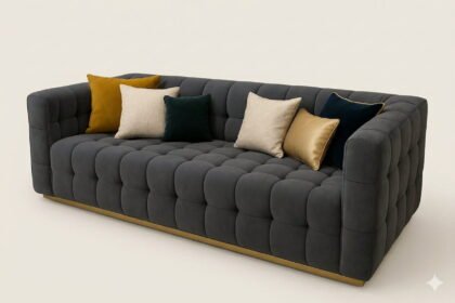 Grey Bubble Sofa Set (3+2+1) - view 2