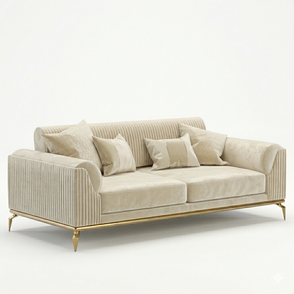 Gemini_Generated_Image_iky2cciky2cciky2 Silk Serenity Sofa (3+2+1) - Beige