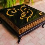 Black Versace Square Table - view 2