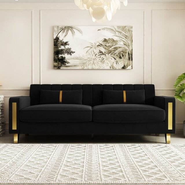 Luxe Haven Sofa - Black